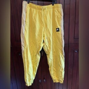 Nike Yellow workout /jogger pants